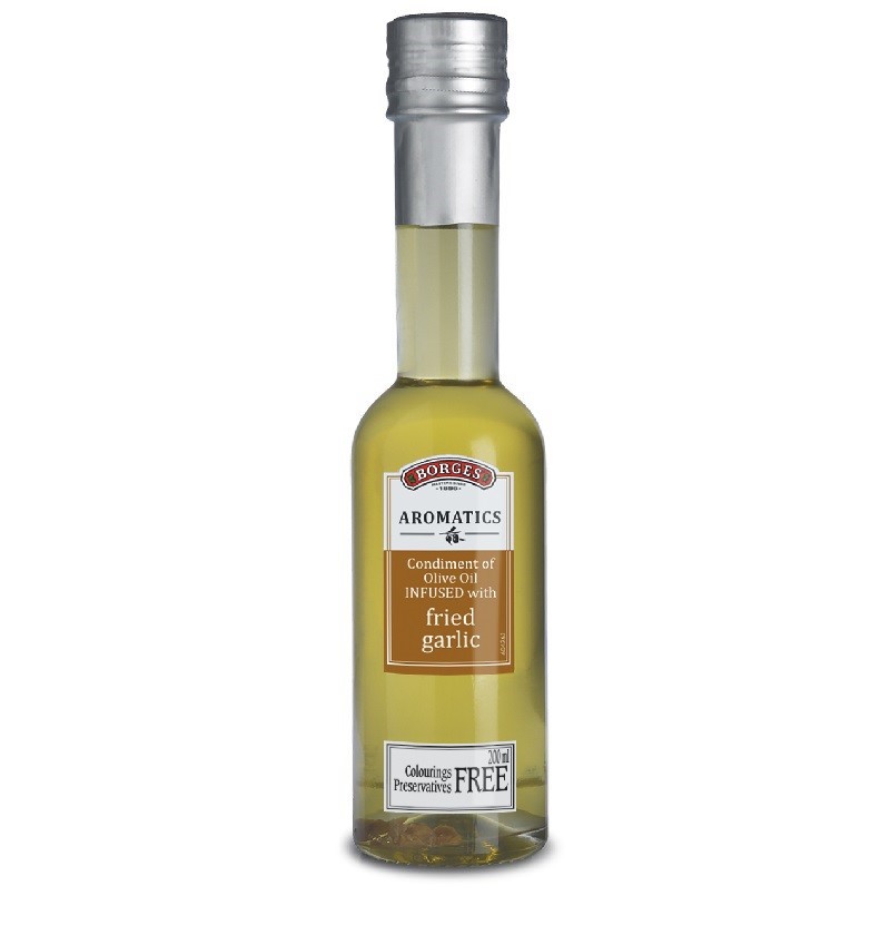 Oliiviõli praetud küüslauguga Borges 200ml